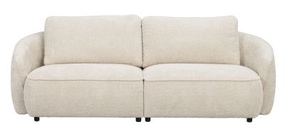 Norris soffa 3-sits ljusbeige tyg