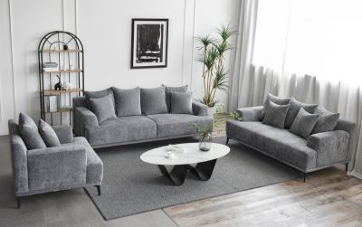 Stockholm 3-sits soffa Grå